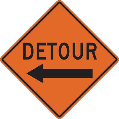 USA標識看板　DETOUR USA標識看板DETOUR