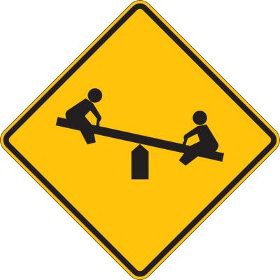 See Saw Graphic Playground Sign | Seton | Seton