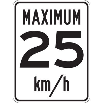 ビンテージ 大判ロードサイン 「SPEED LIMIT 25」 スピード