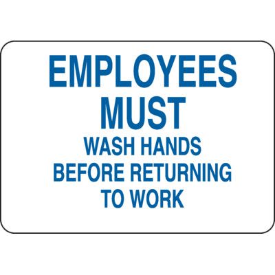 Amazon.com: Fancy Employees Must Wash Hands Before Returning