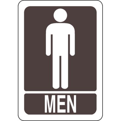 Men's Restroom Sign | Seton | Seton