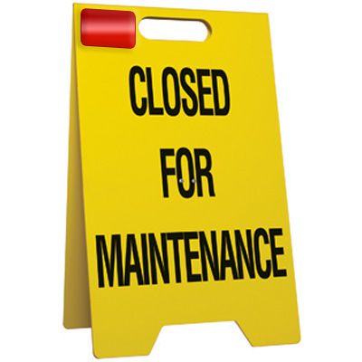 Closed For Maintenance - Floor Stand | Seton
