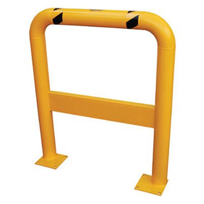 Global Industrial 12H Pallet Rack Frame Guard With Hardware - Safety Yellow