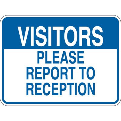 Visity Sign Visitor Signs | Seton