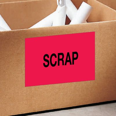 Scrap Color Coded QC Labels | Seton