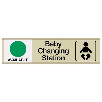 Baby Changing Station Sign w/ Sliders | Seton Canada | Seton.ca