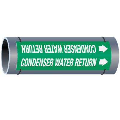 thumbnail image 2 of Pipe Markers Brady 5646-Ii High Performance Legend Chilled Water Legend Chilled Water Wrap Around Pipe Marker 2 of 12