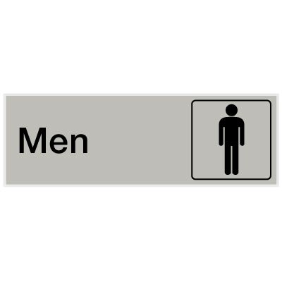 Men's Bathroom Signs | Restroom & Washroom Indicators | Emedco