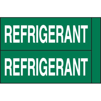 Seton Code Refrigerant Pipe Markers | Seton