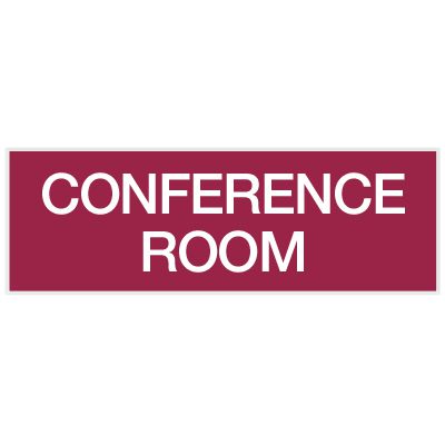 Conference Room - Engraved Standard Worded Signs | Seton