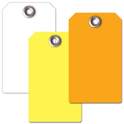 Cleated Tags Custom Duro-Tie Seal Tags, Plastic Tags, Warehouse Tags | Seton