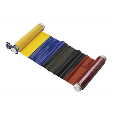 BBP®85 Series Printer Ribbon: R10000, Black/Blue/Red/Yellow, 6.25 in W ...
