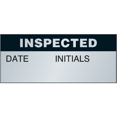 Inspection Record Labels | Equipment Maintenance & Safety | Emedco