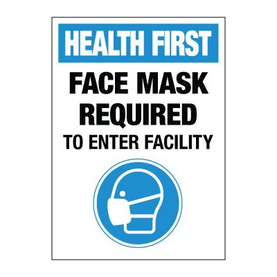 Face Mask Required Decal | Emedco