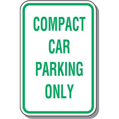 Property Parking Signs - Compact Car Parking Only | Seton