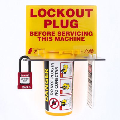 Zing® RecycLockout Lockout Tagout Station, Lockout Plug|Seton Canada ...