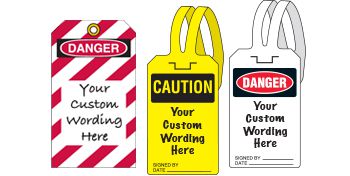 Custom Lockout Tagout: Personalized Safety Tags & Labels | Emedco