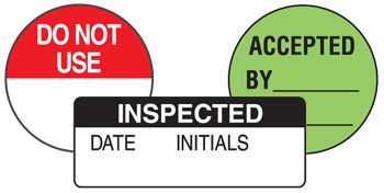 Inventory Labels, Inspection Labels | Seton Canada | Seton.ca