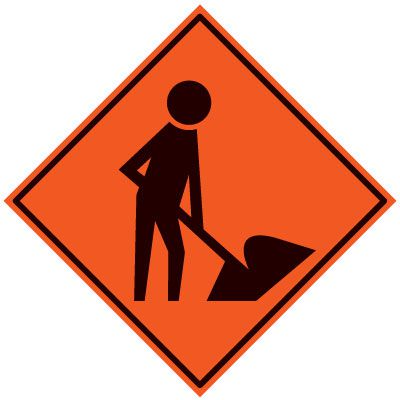 Road Work Signs & Men At Work Signs | MUTCD Compliant | Emedco